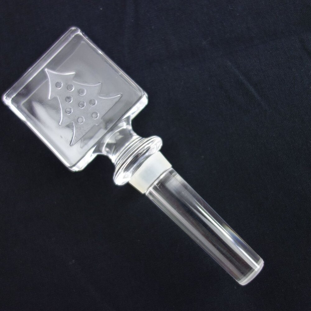 Christmas Holiday Christmas Tree Glass Wine Stoppers 5 1/2"‎